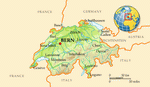 Map of Switzerland