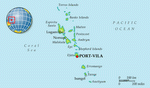 Map of Vanuatu