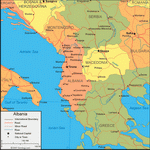 Map of Albania