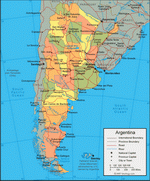 Map of Argentina