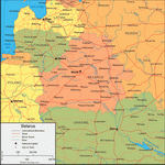 Map of Belarus