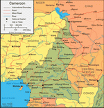 Map of Cameroon