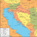 Map of Croatia