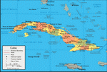 Map of Cuba