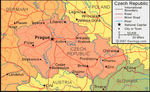 Map of Czech Republic