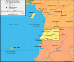 Map of Equatorial Guinea