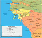 Map of Guinea-Bissau