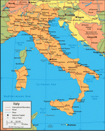 Map of Italy