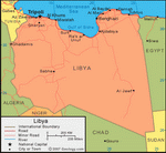 Map of Libya