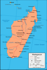 Map of Madagascar