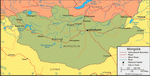 Map of Mongolia