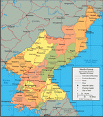 Map of North Korea