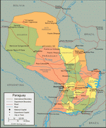 Map of Paraguay