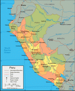 Map of Peru