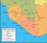 Map of Sierra Leone