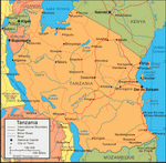 Map of Tanzania