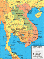 Map of Thailand