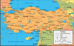 Map of Turkey