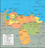 Map of Venezuela