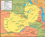 Map of Zambia