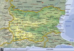 Map of Bulgaria