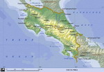 Map of Costa Rica