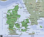 Map of Denmark