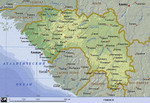 Map of Guinea