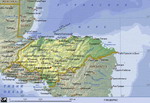 Map of Honduras