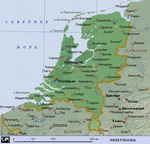 Map of Netherlands