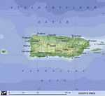 Map of Puerto Rico