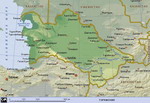 Map of Turkmenistan