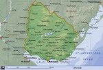 Map of Uruguay