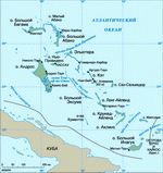 Map of Bahamas