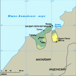 Map of Brunei