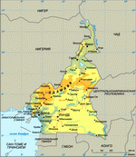 Map of Cameroon