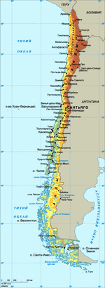 Map of Chile