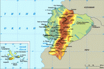 Map of Ecuador