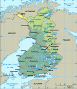 Map of Finland