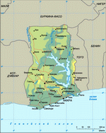 Map of Ghana