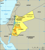 Map of Jordan
