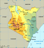 Map of Kenya