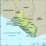 Map of Liberia