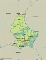 Map of Luxembourg