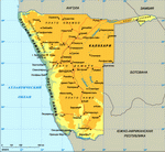 Map of Namibia