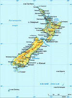 Map of New Zealand