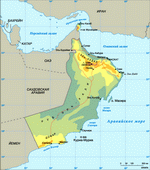 Map of Oman