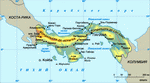 Map of Panama