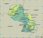 Map of Paraguay