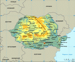 Map of Romania